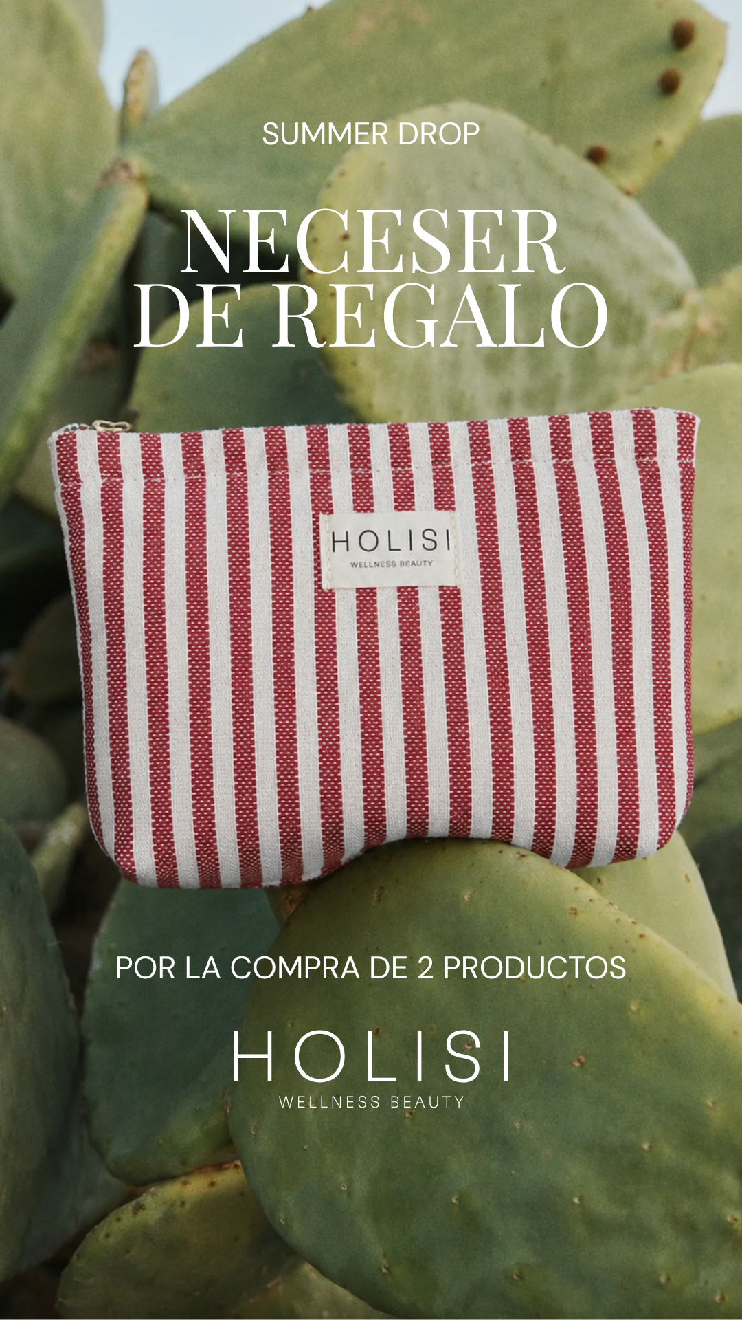 Neceser Verano HOLISI- regalo por la compra de 2 unidades