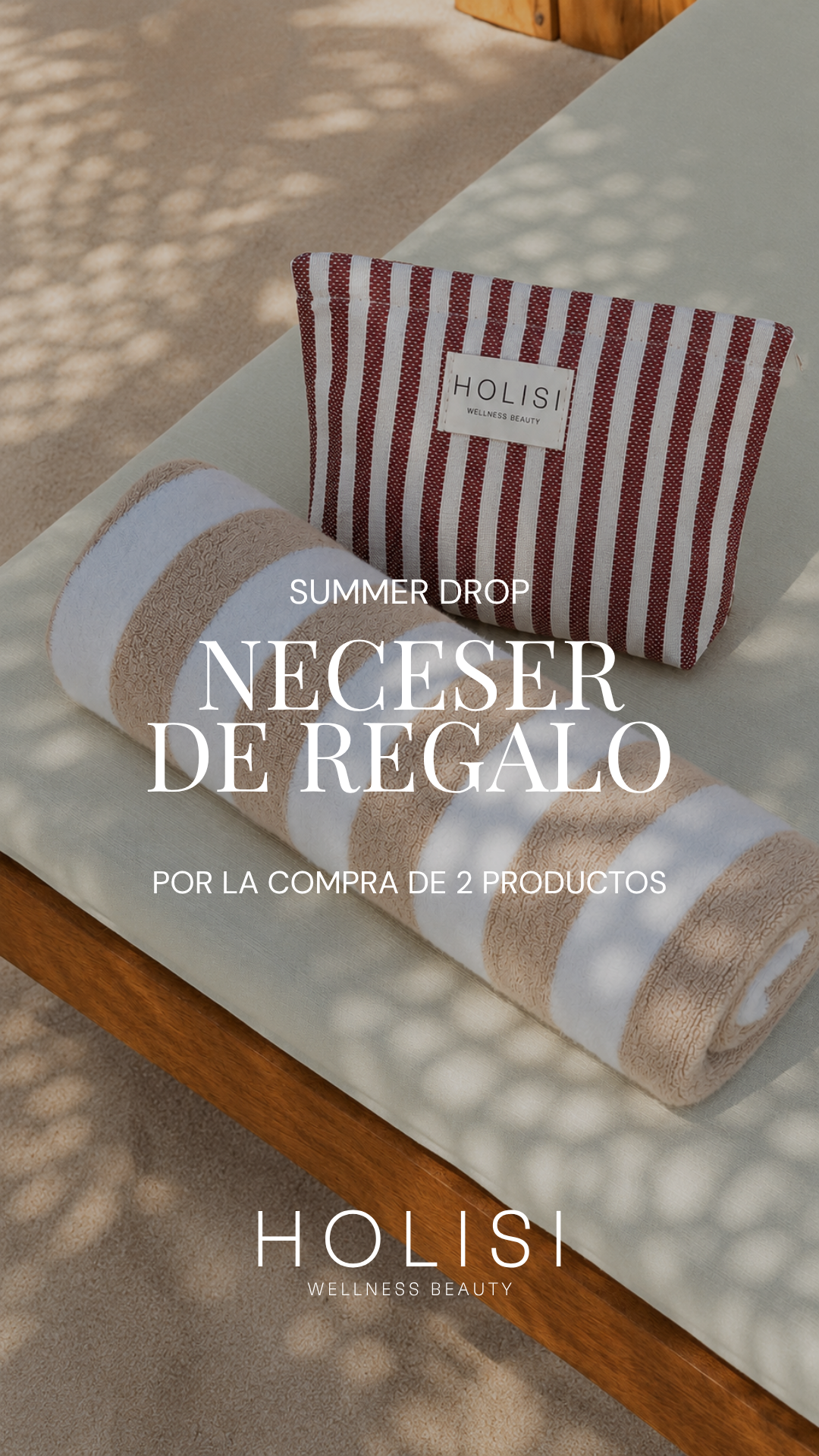 Neceser Verano HOLISI- regalo por la compra de 2 unidades