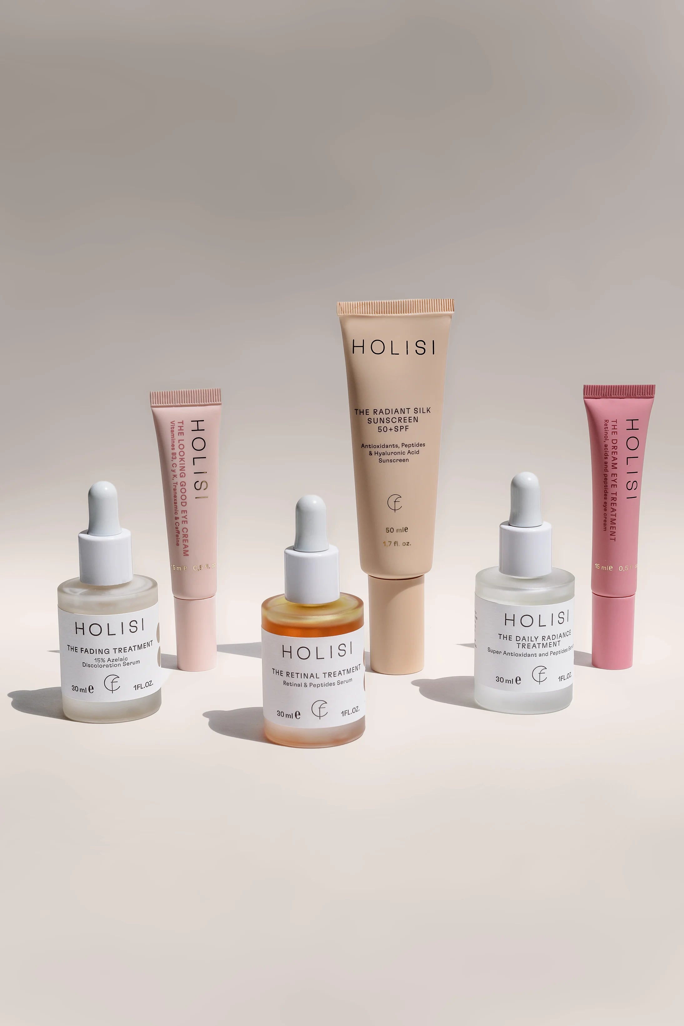 Rutina Completa: sérums, contornos y solar