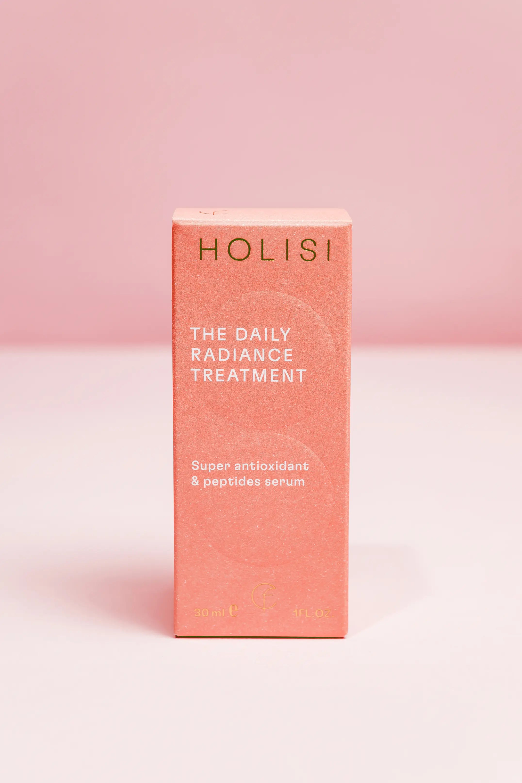 Packaging del serum The Daily Radiance Treatment